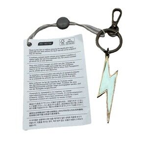 Zimmermann Enamel And Bronze Toned Keychain. New With Tag. Made In Italy.